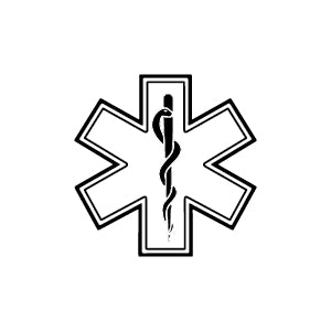 EMS Logo License Plate
