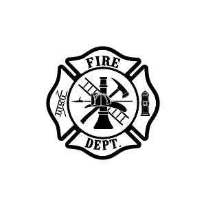 Fire Department Logo License Plate