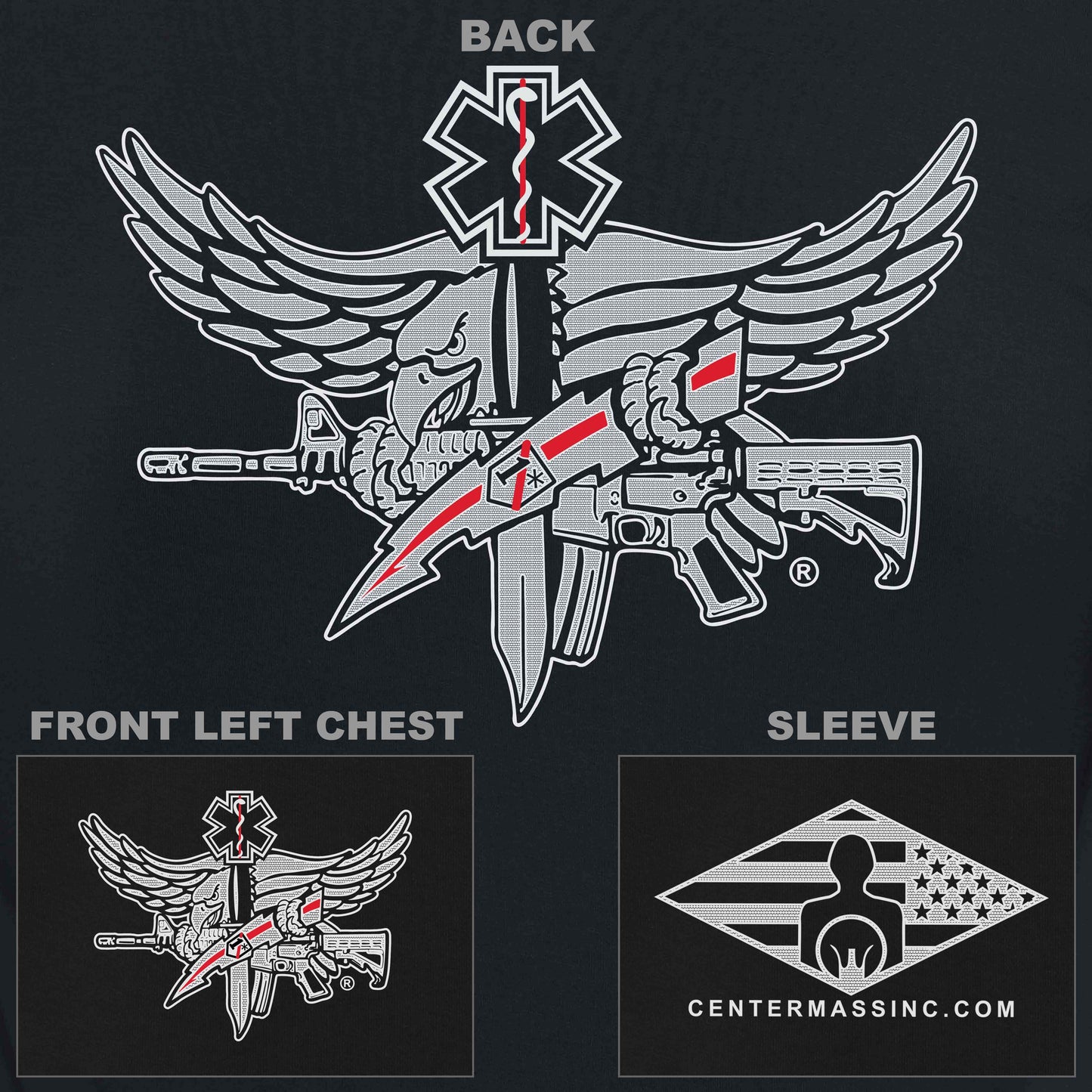 Black SWAT Medic TShirt