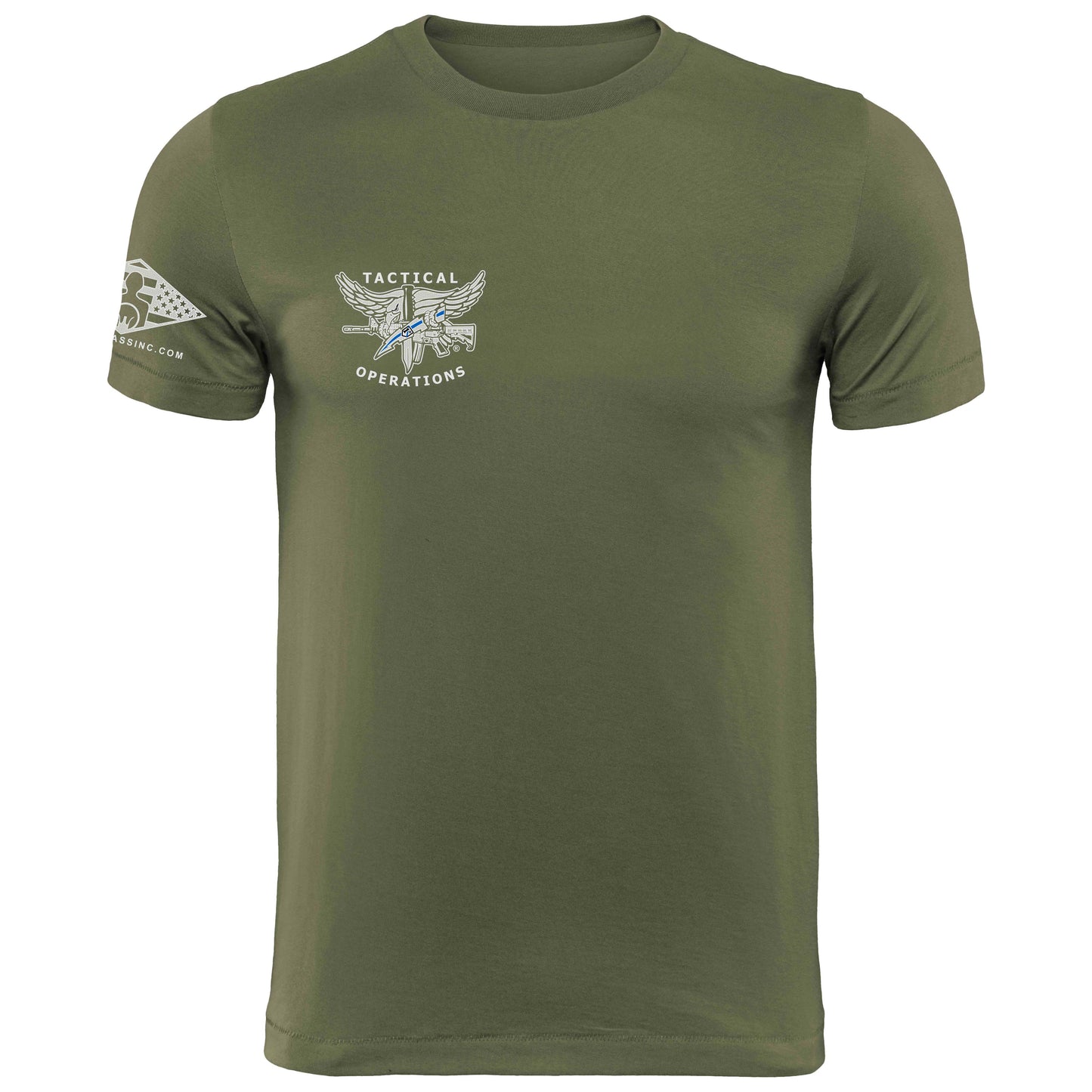 OD Green Tactical Operations SWAT Operator TShirt