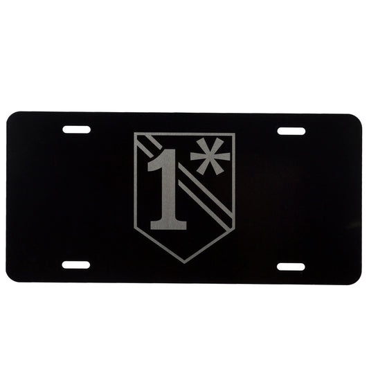 1 Asterisk License Plate