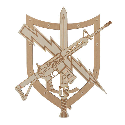 Tactical Patrol Officer Wood Sign