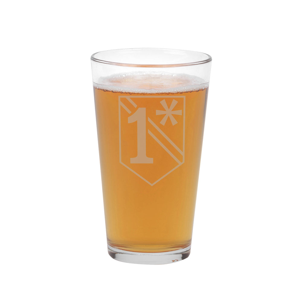1 Asterisk Pint Glass