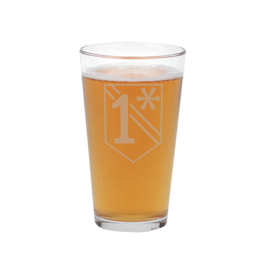 1 Asterisk Pint Glass