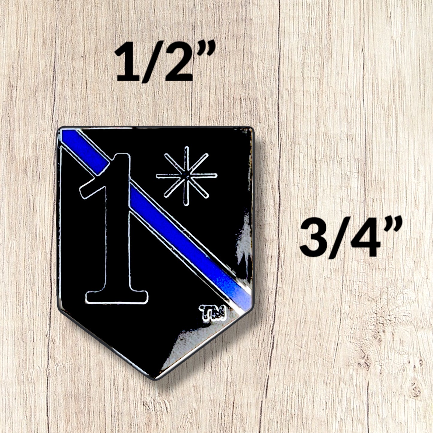 1 Asterisk Pin