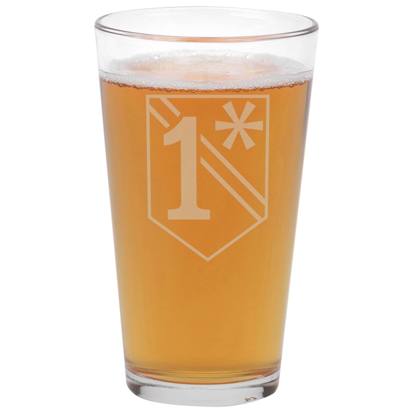 1 Asterisk Pint Glass