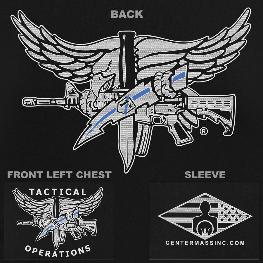 Black Tactical Operations SWAT Operator TShirt