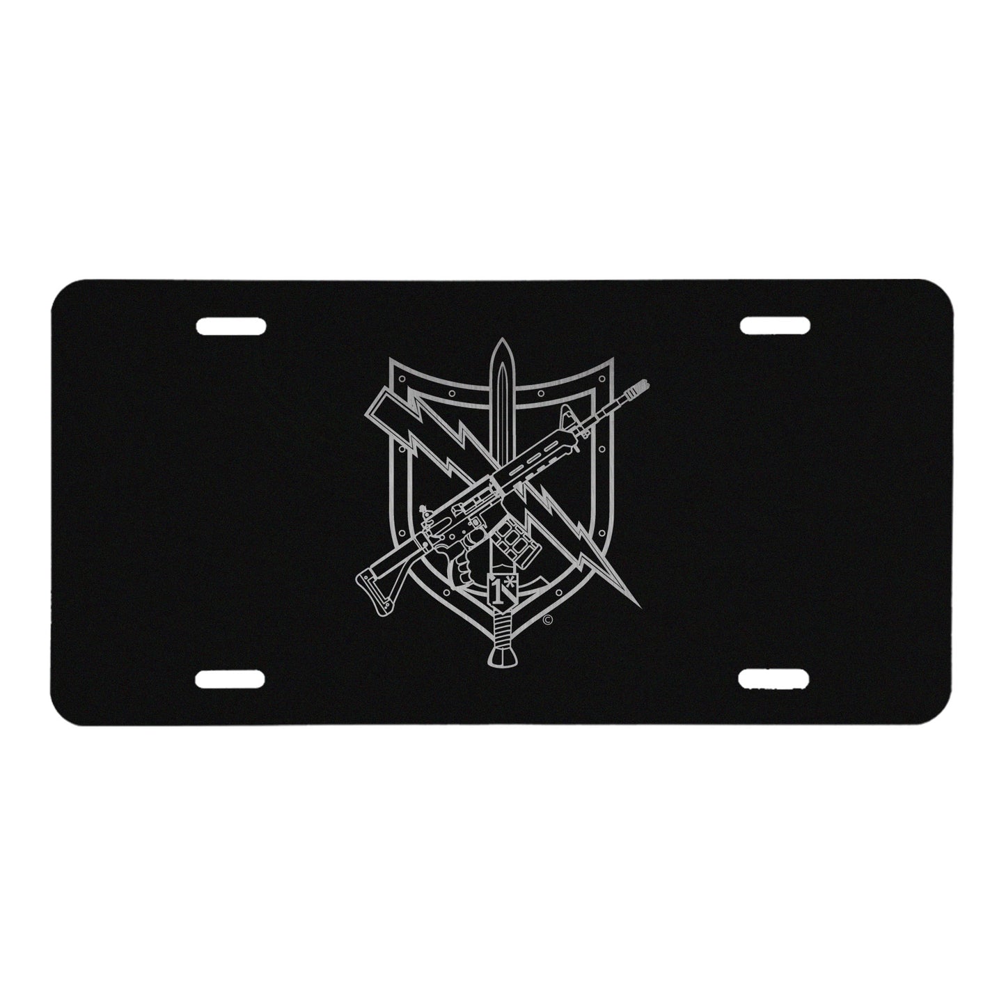 Tactical Patrol Officer License Plate