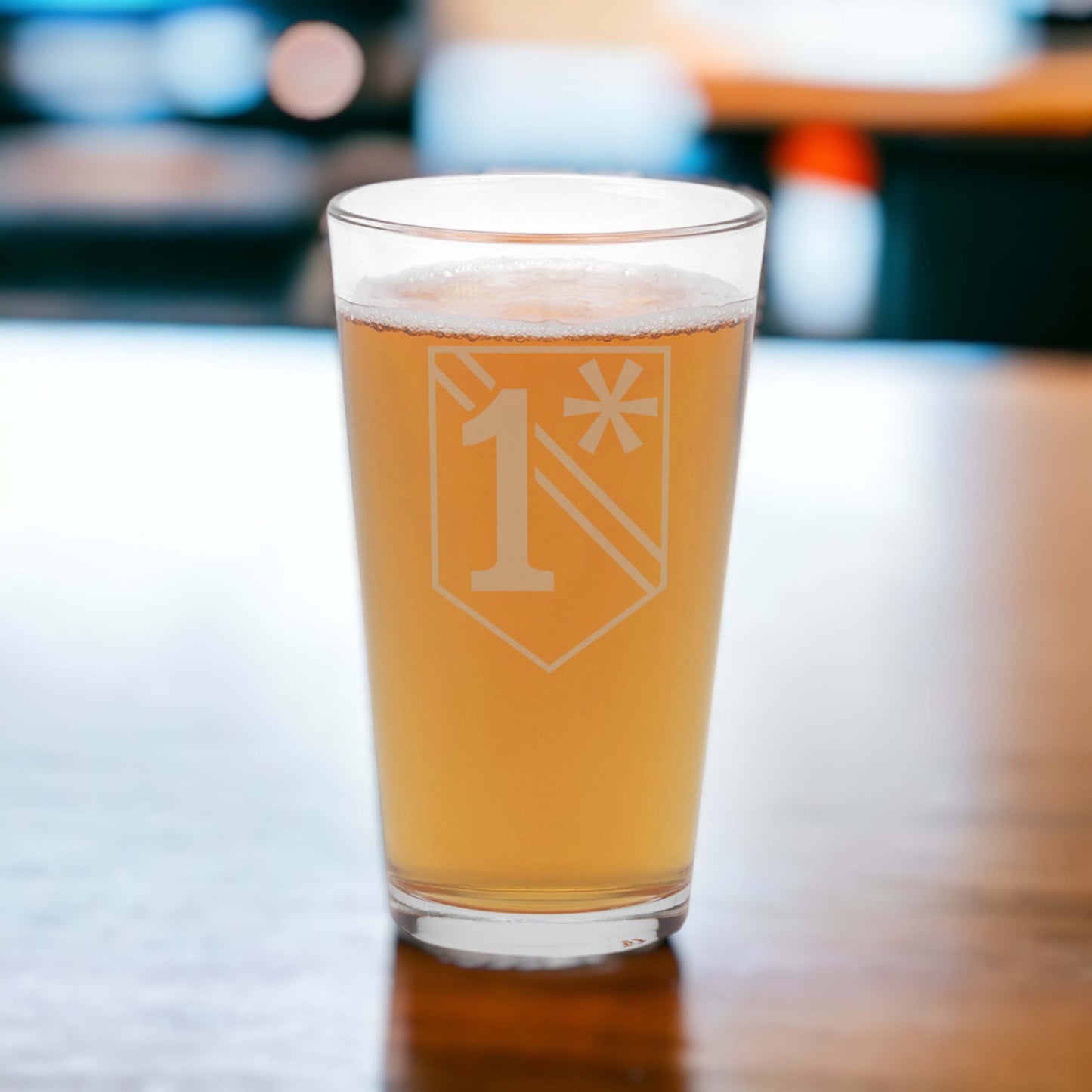 1 Asterisk Pint Glass