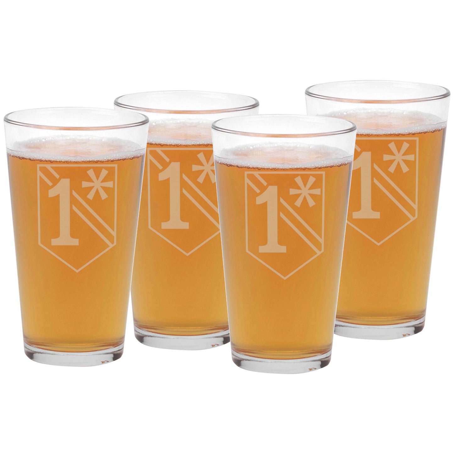 1 Asterisk Pint Glass