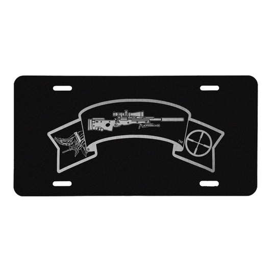 Sniper Qualification License Plate