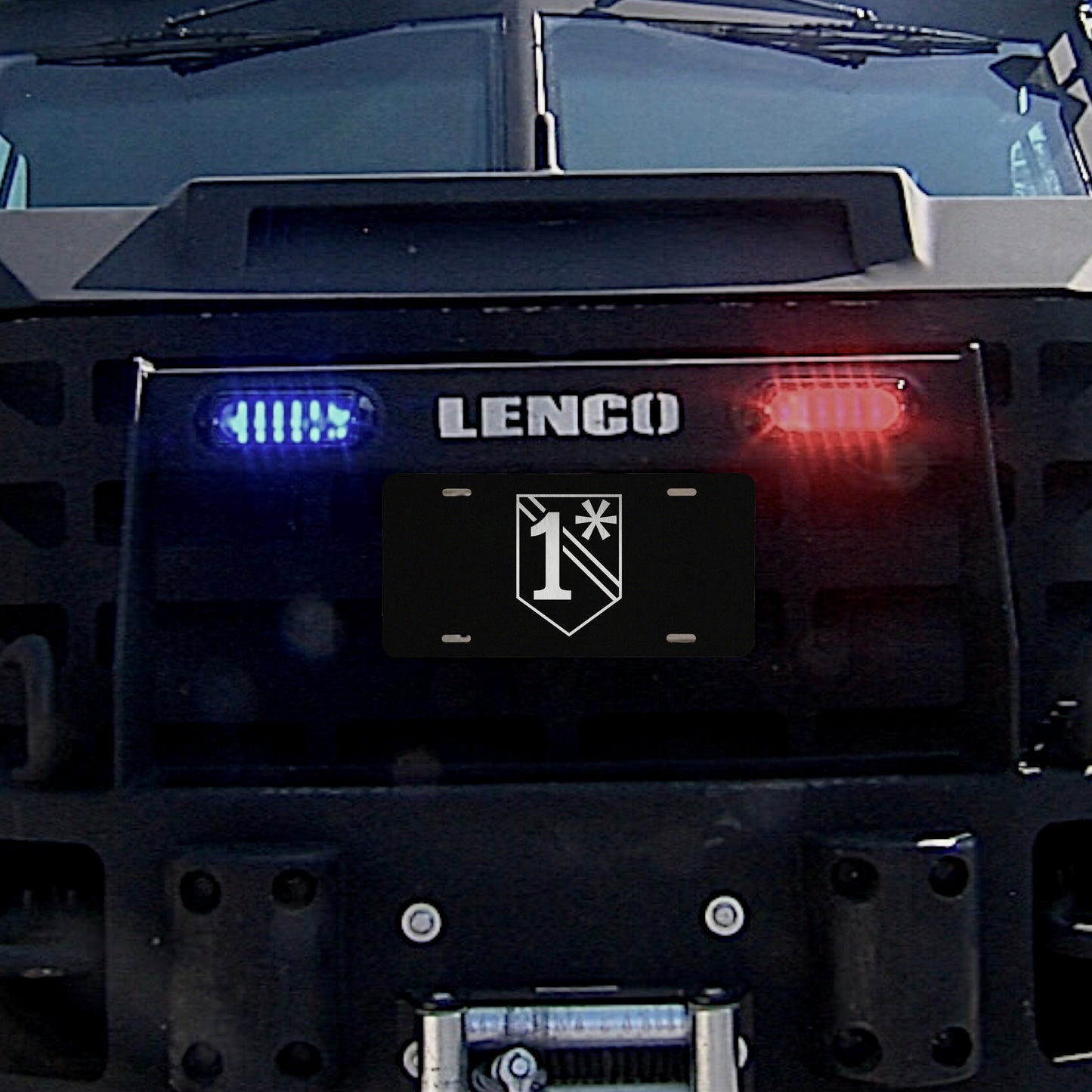 1 Asterisk License Plate