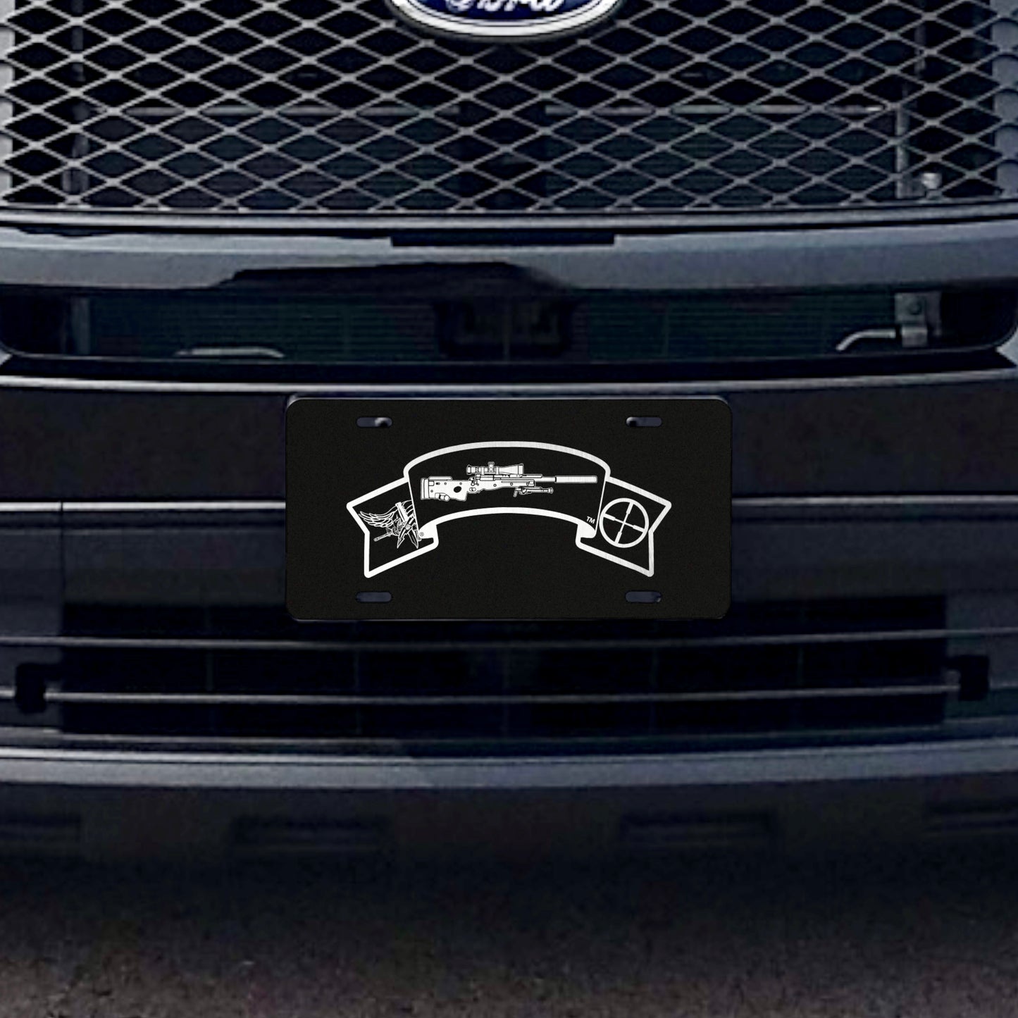 Sniper Qualification License Plate