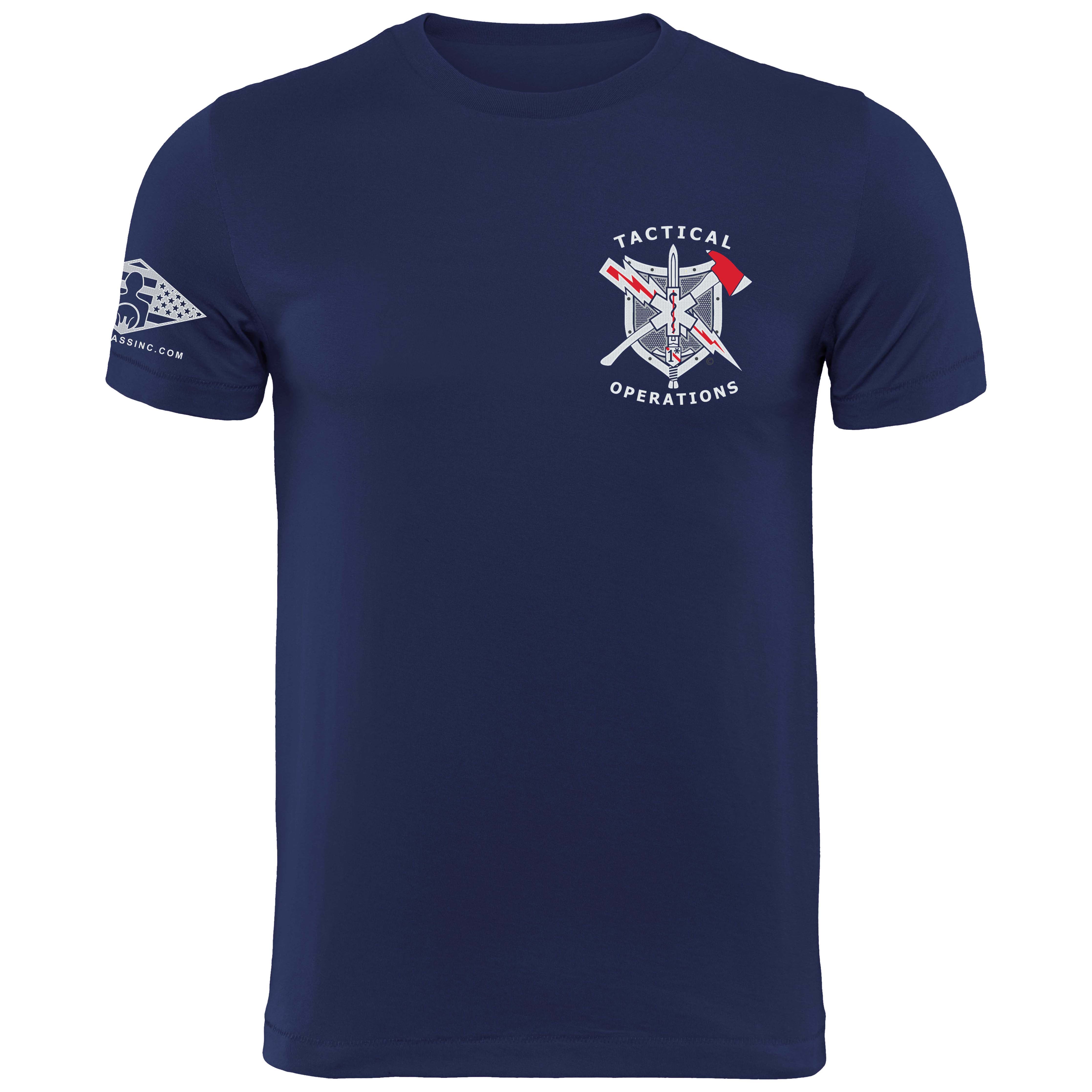 Navy Blue Rescue Task Force Tactical Operations TShirt – Swat Operator USA