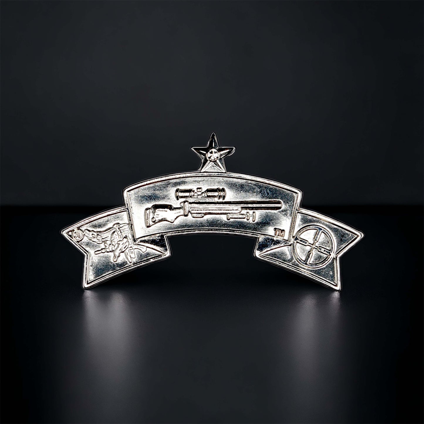 Senior Sniper Qualification Tab Pin