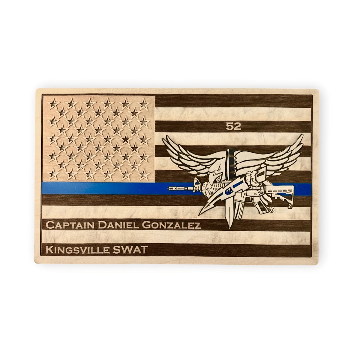 SWAT Operator Wood Flag Sign