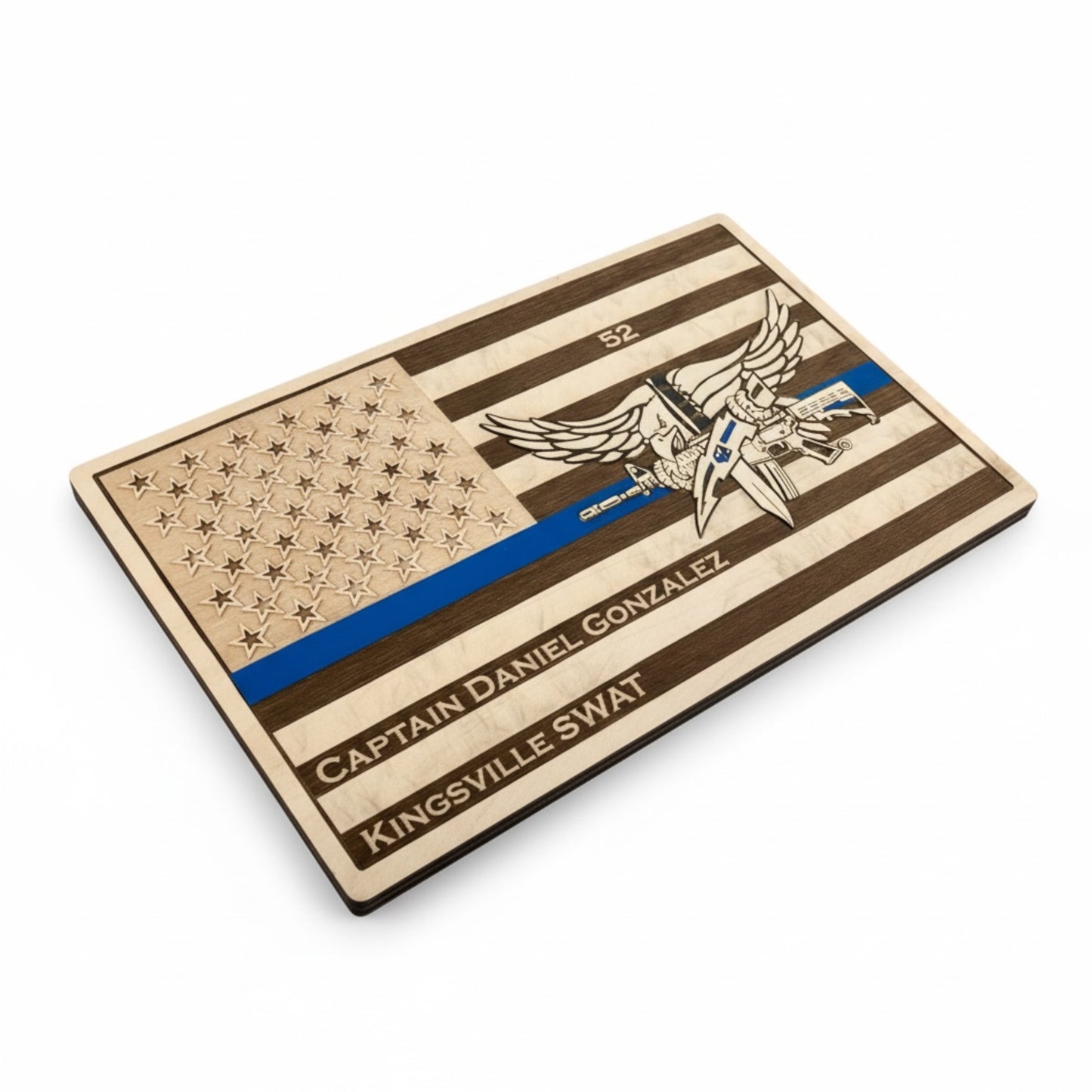 SWAT Operator Wood Flag Sign