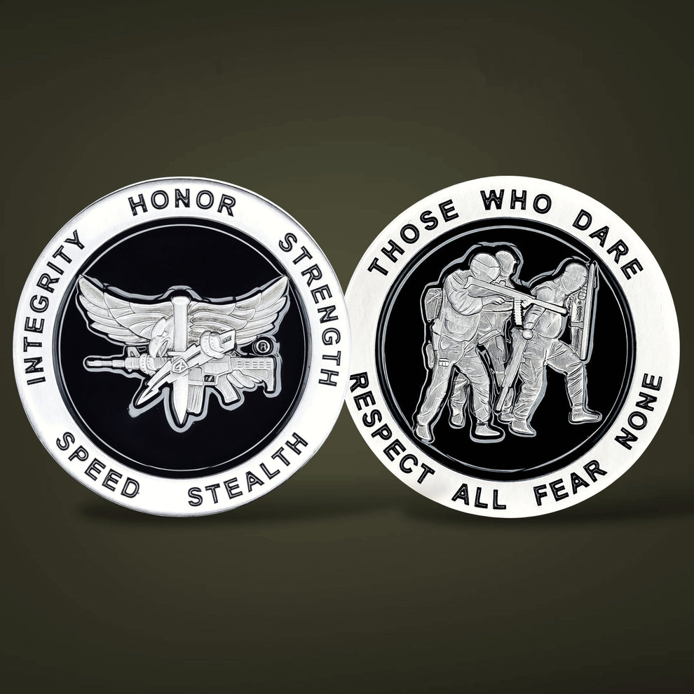 SWAT Operator Challenge Coin - Those Who Dare – Swat Operator USA