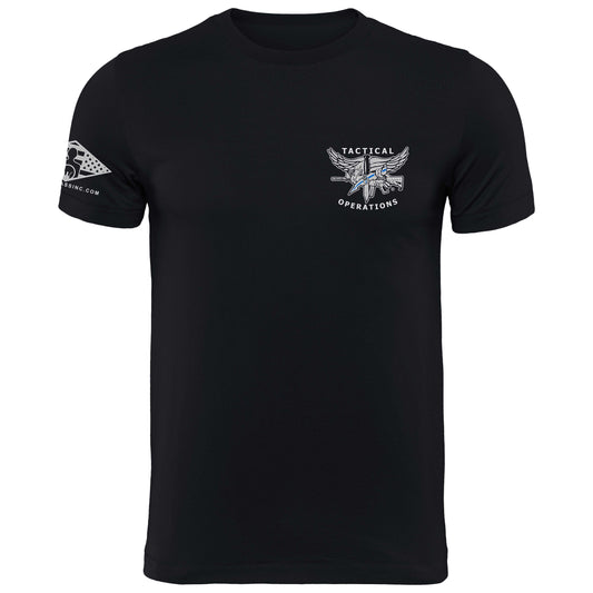 Black Tactical Operations SWAT Operator TShirt