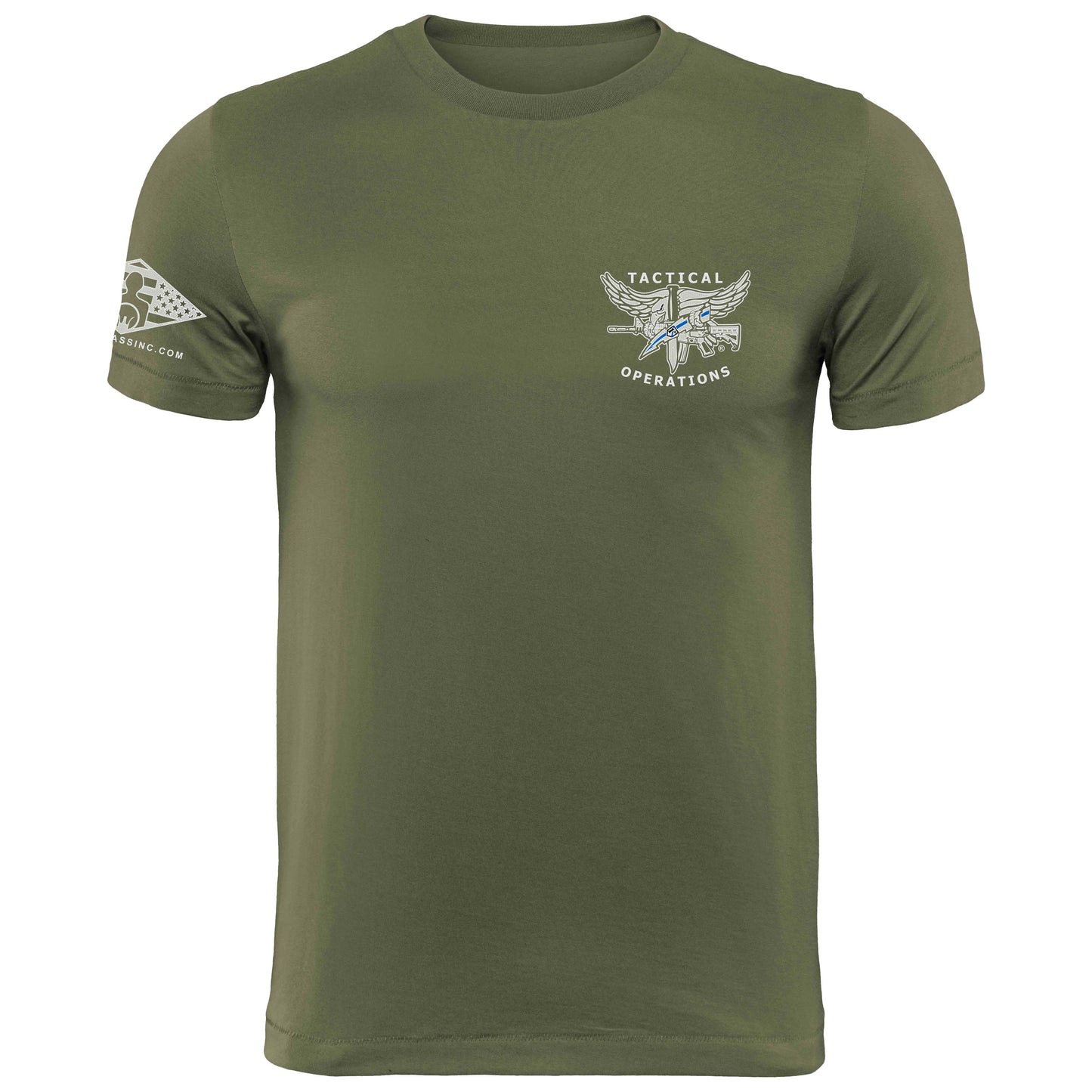 OD Green Tactical Operations SWAT Operator TShirt