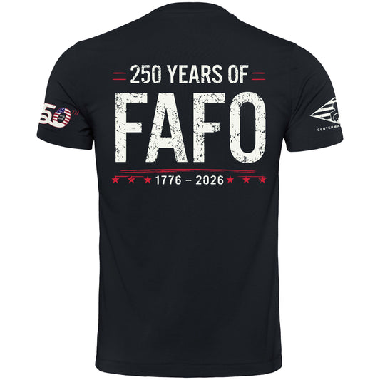 FAFO USA 250 YEARS x MICHIGANS FRIENDLIEST GUN SHOP TSHIRT
