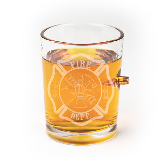 Fire Dept Bullet Whiskey Glasses