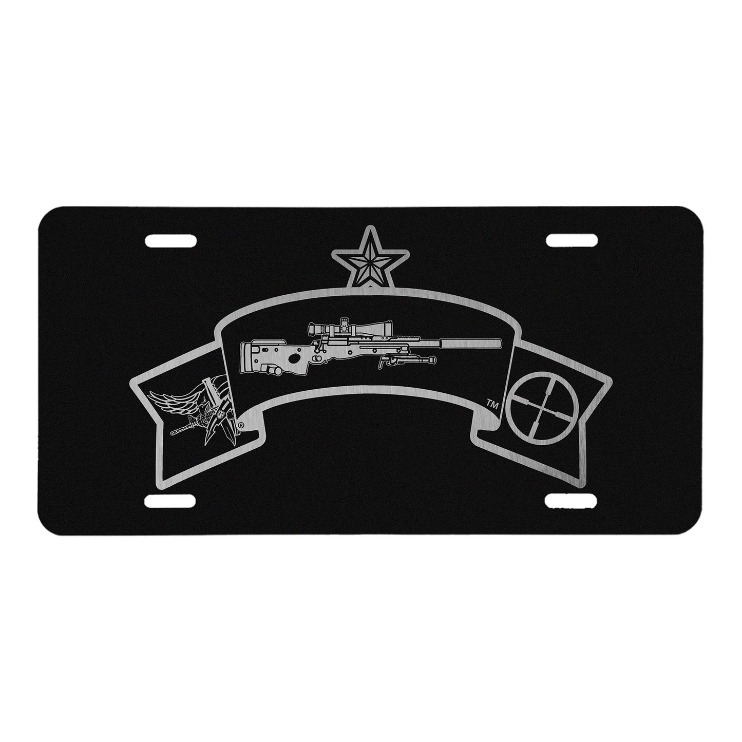 Sniper Qualification License Plate