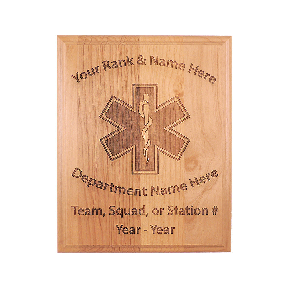 EMS Wood Plaque
