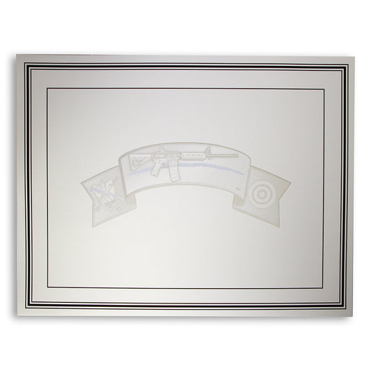 Blank Patrol Rifle Training Certificate